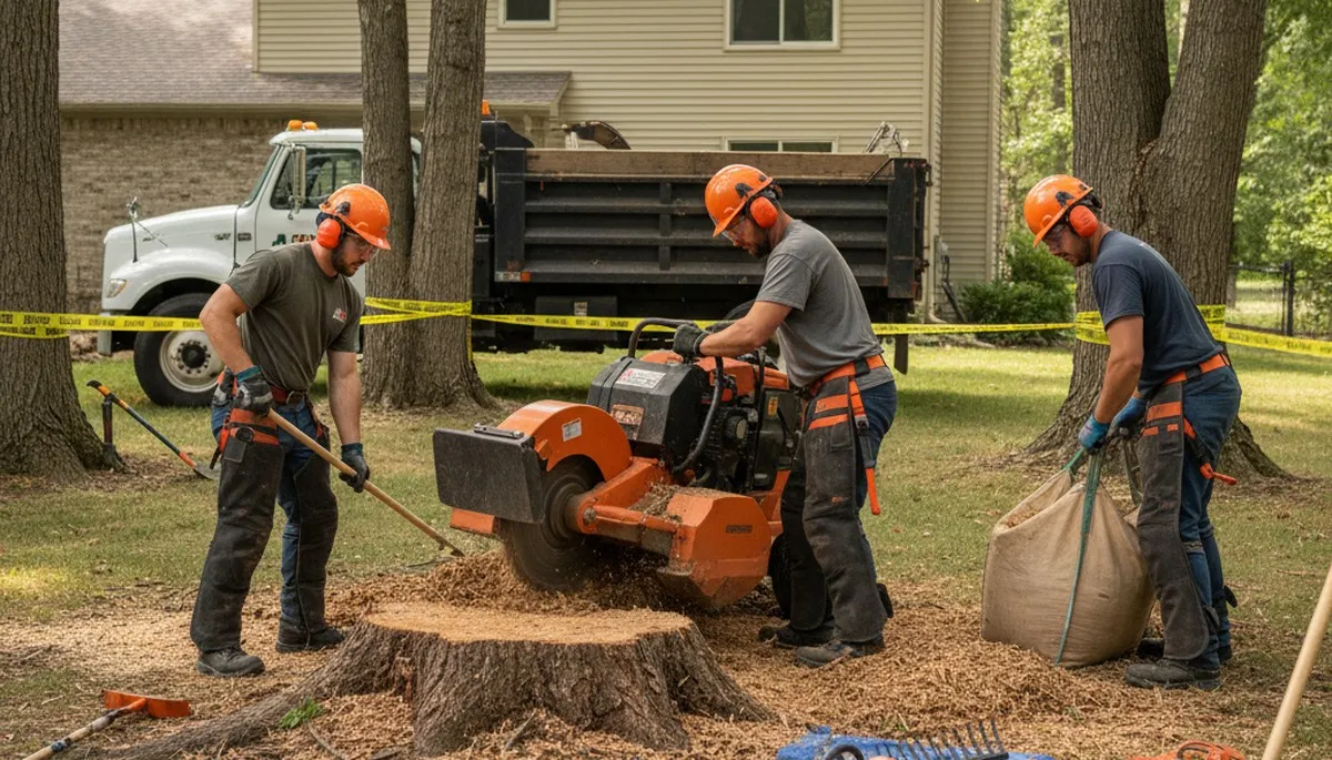 Stump removal service in Royal Oak, MI for safe, thorough tree stump extraction